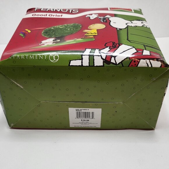 Dept 56 Good Grief Peanuts Village Charlie Brown Snoopy Christmas Holiday piece - Picture 7 of 7